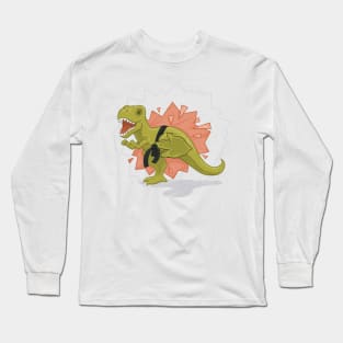 Side Kick T-Rex Long Sleeve T-Shirt